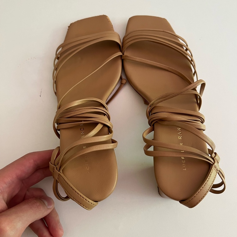Loeffler Randall Women’s Prisca Sandal Dune Size 6.5 (size 8 Women’s)